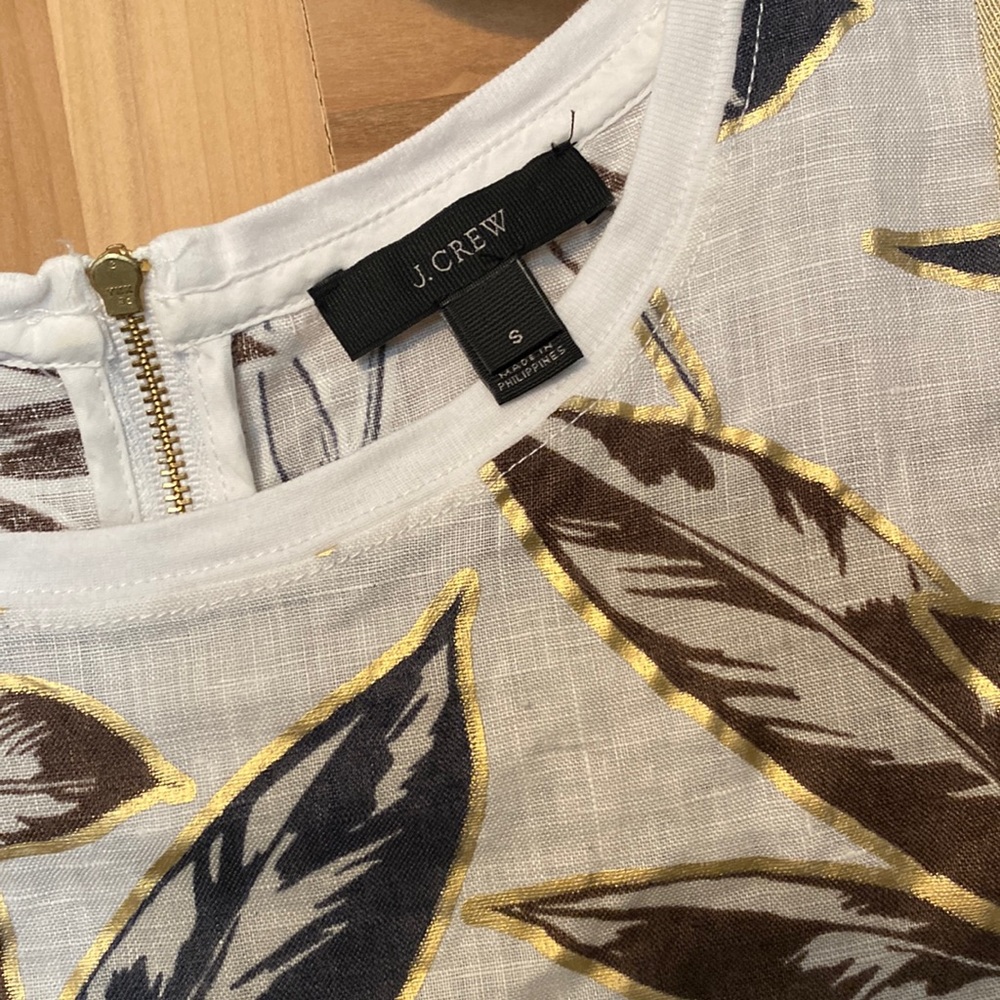 J. Crew Linen Top - Picture 5 of 9